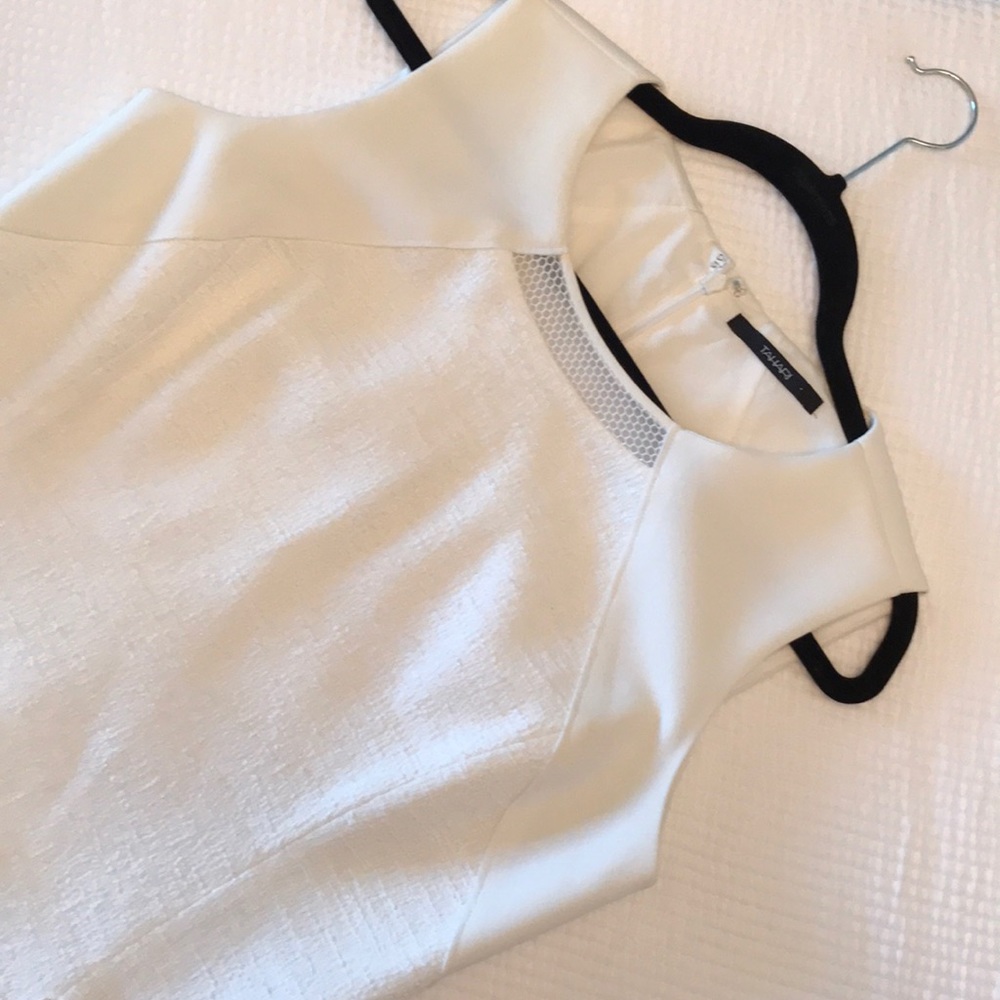 TAHARI white dress